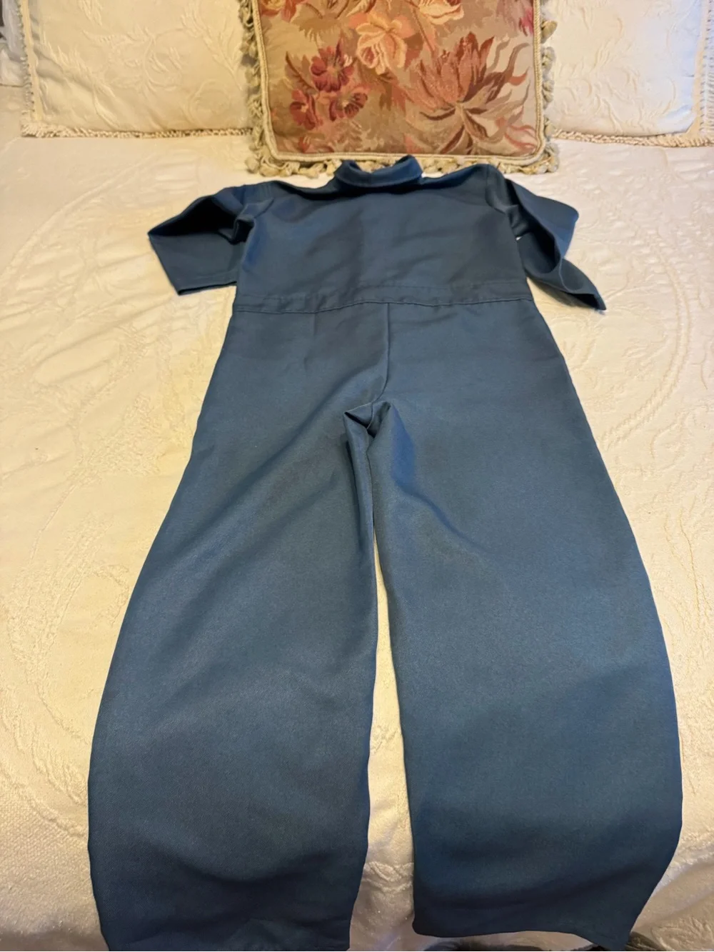 Blue One-Piece Coverall Jumpsuit with Chest Patch Michael Myers costume Medium